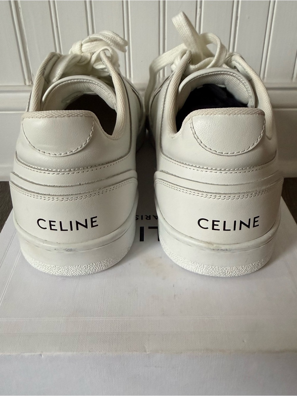 Celine - CT-10 Lace-Up Calfskin Optic White
Low Top Leather Sneakers - Picture 8 of 10